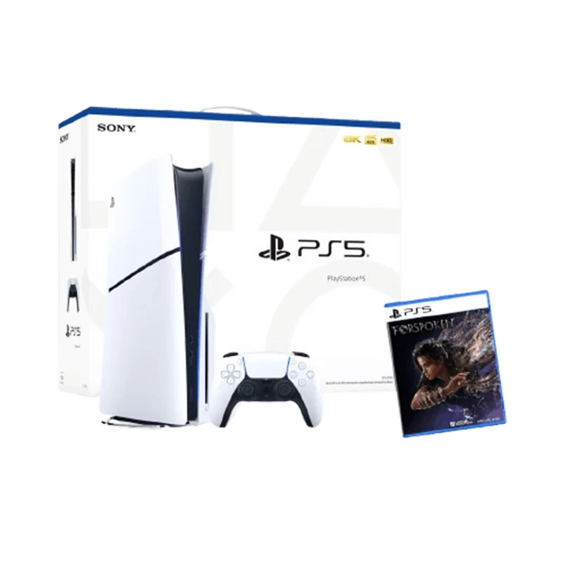 เครื่องเล่นเกม SONY PLAYSTATION 5 SLIM DISC EDITION CFI-2018 A01 + แผ่นเกม PS5 forspoken